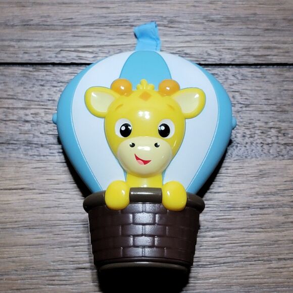 Set of 5 Infant Toys: Keys, Rings, Music Balloon, Giraffe, & Crinkle Seal - Picture 6 of 11